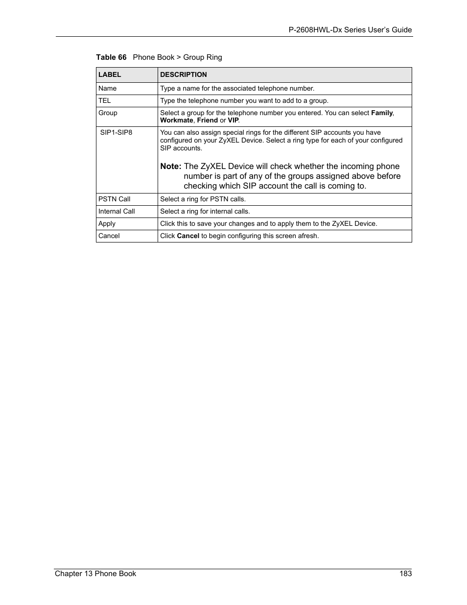 ZyXEL Communications P-2608HWL-Dx Series User Manual | Page 183 / 451