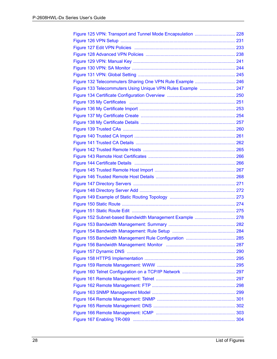 ZyXEL Communications P-2608HWL-Dx Series User Manual | Page 28 / 451