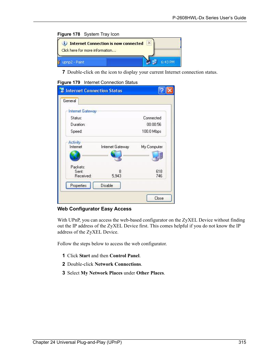 ZyXEL Communications P-2608HWL-Dx Series User Manual | Page 315 / 451