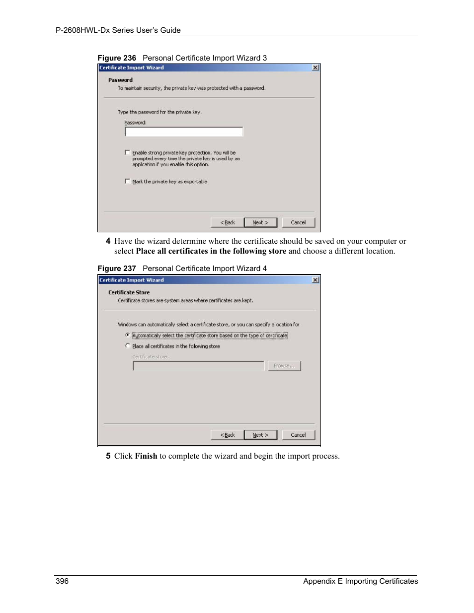 ZyXEL Communications P-2608HWL-Dx Series User Manual | Page 396 / 451