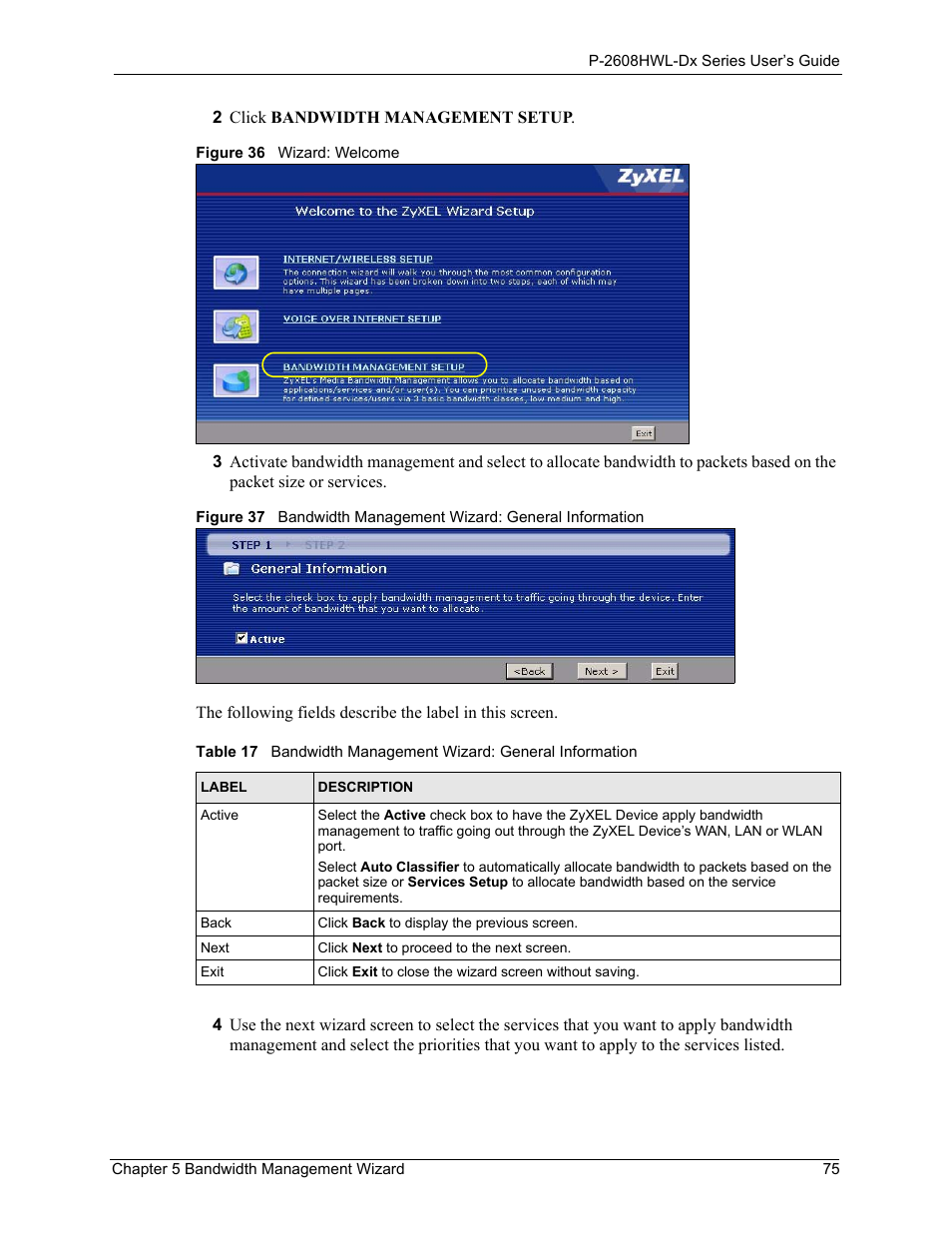 ZyXEL Communications P-2608HWL-Dx Series User Manual | Page 75 / 451