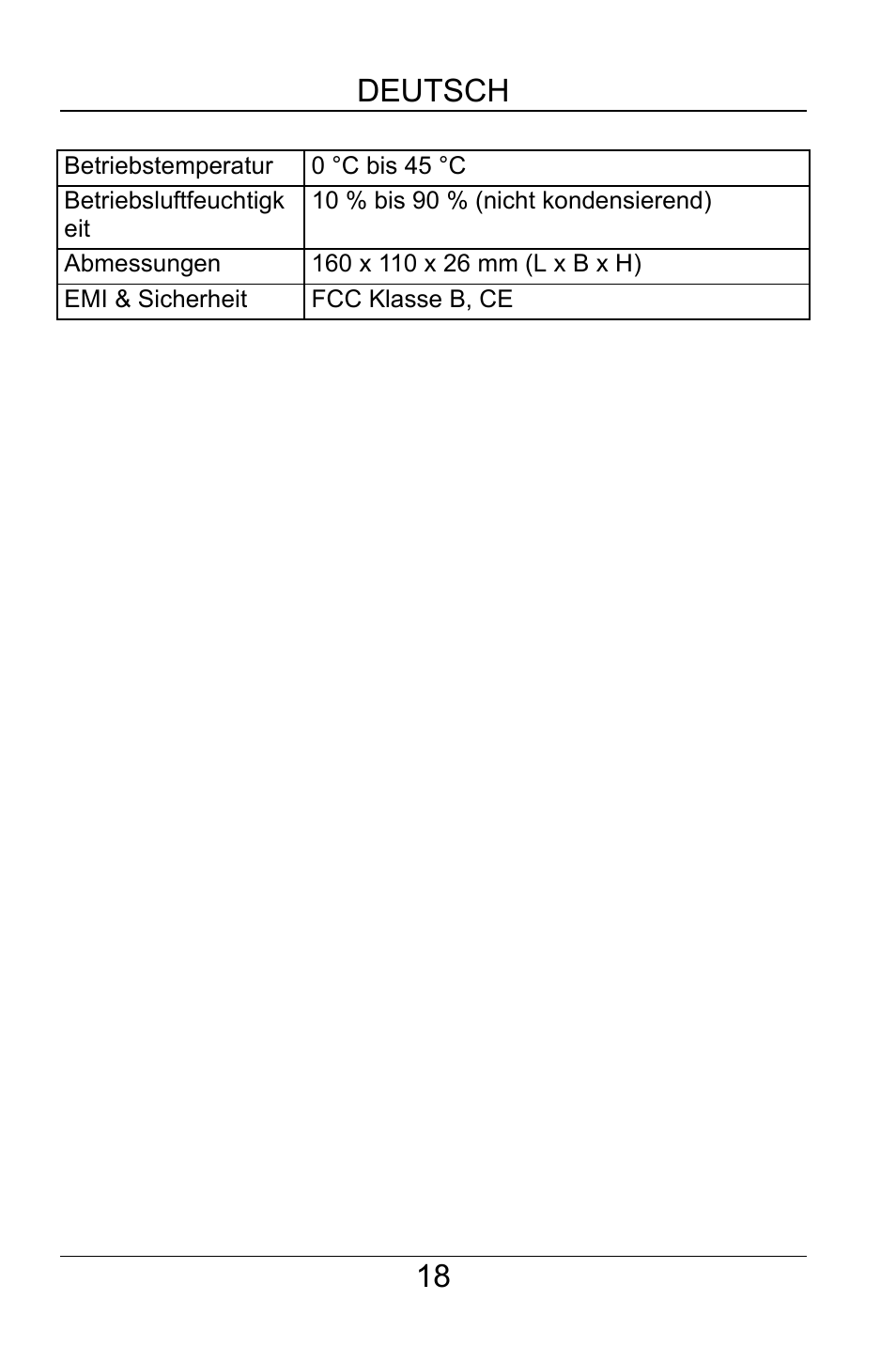 18 deutsch | ZyXEL Communications GS-105A/108A User Manual | Page 19 / 46