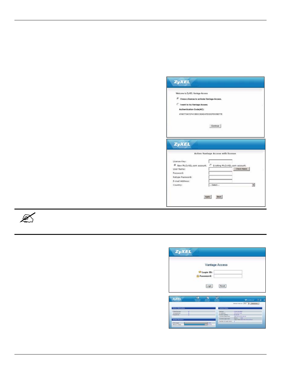 ZyXEL Communications Auto Configuration Server Vantage Access User Manual | Page 10 / 16