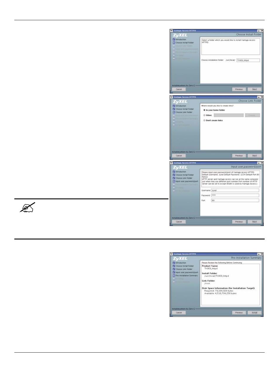 ZyXEL Communications Auto Configuration Server Vantage Access User Manual | Page 8 / 16