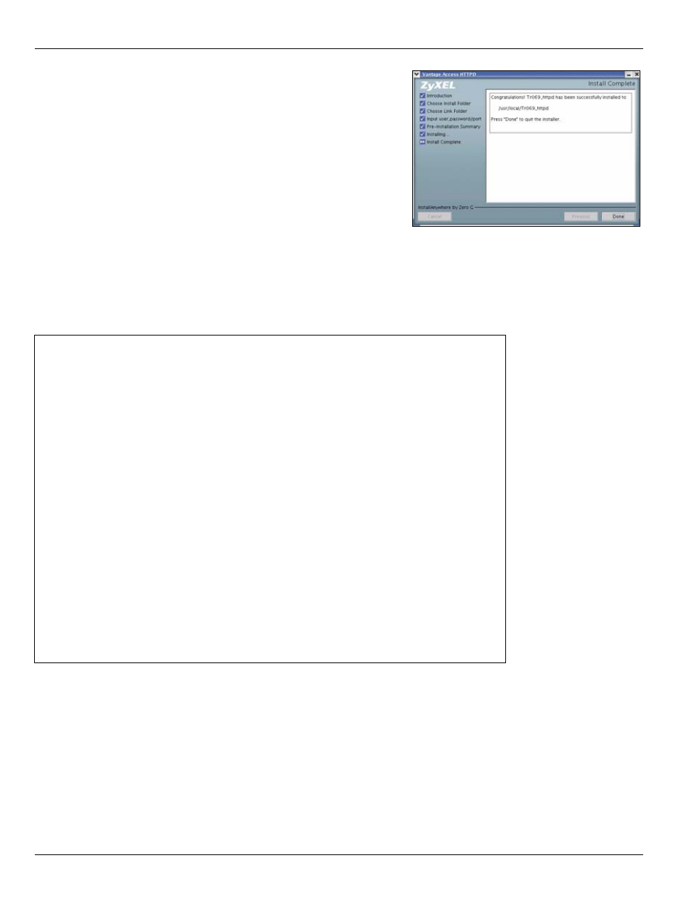 4 starting vantage access, 5 vantage access login, Starting vantage access | Vantage access login | ZyXEL Communications Auto Configuration Server Vantage Access User Manual | Page 9 / 16