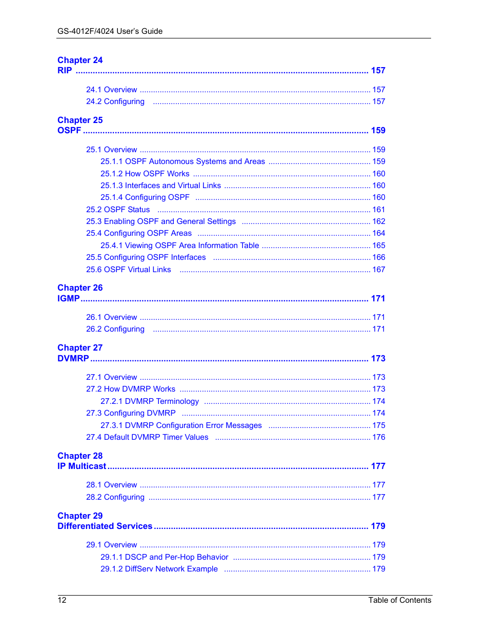 ZyXEL Communications ZyXEL Dimension GS-4012F User Manual | Page 13 / 327