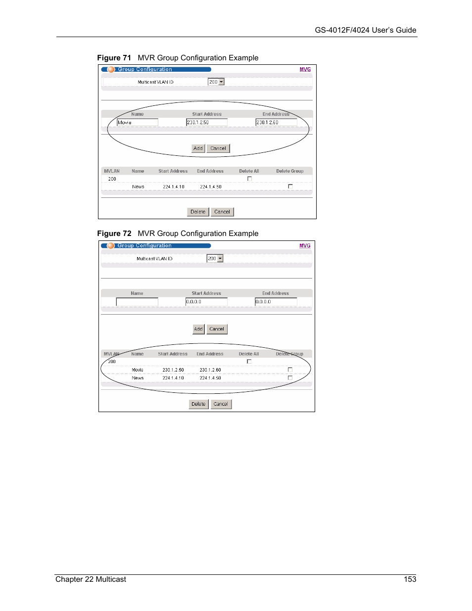 ZyXEL Communications ZyXEL Dimension GS-4012F User Manual | Page 154 / 327