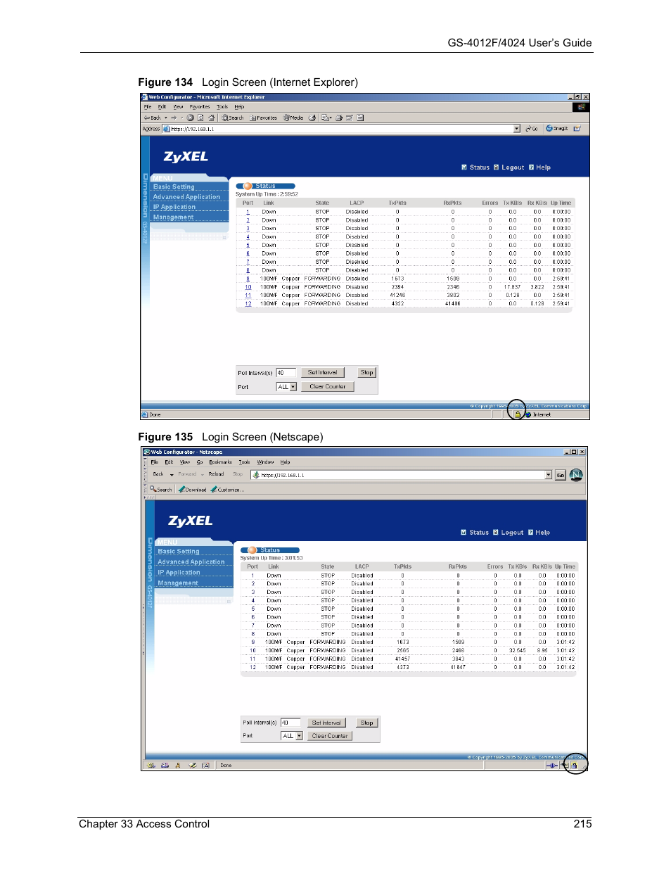 ZyXEL Communications ZyXEL Dimension GS-4012F User Manual | Page 216 / 327