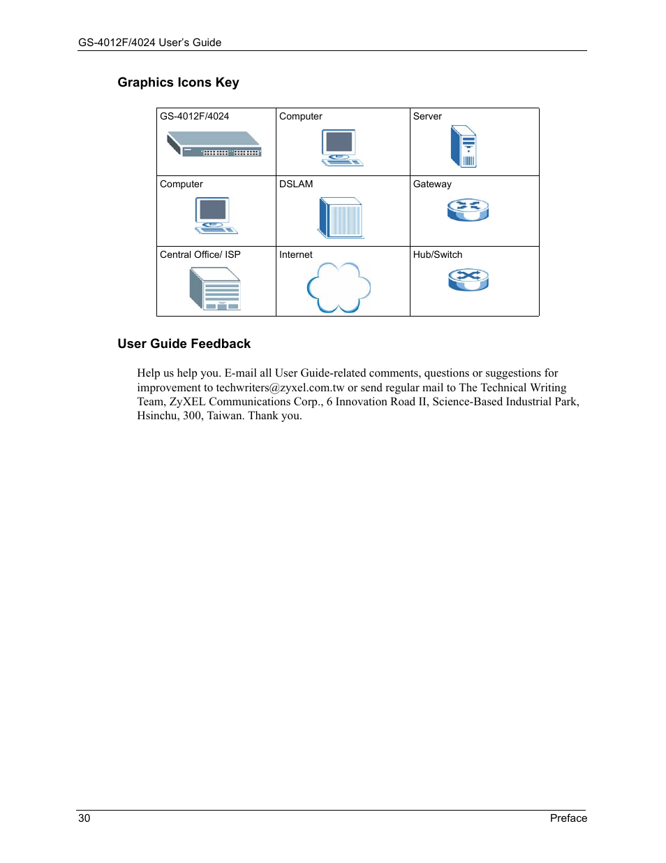 ZyXEL Communications ZyXEL Dimension GS-4012F User Manual | Page 31 / 327