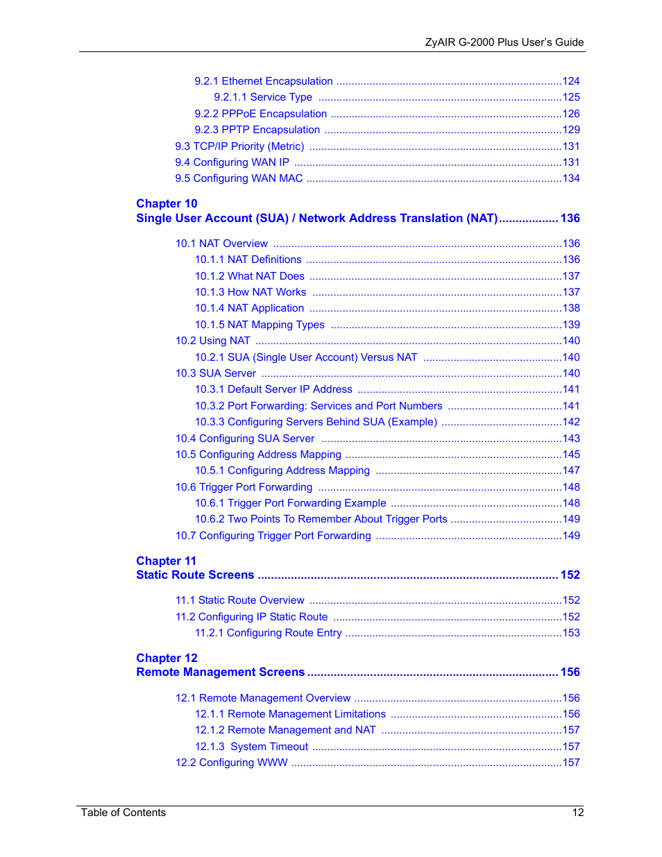 ZyXEL Communications G-2000 Plus User Manual | Page 13 / 430