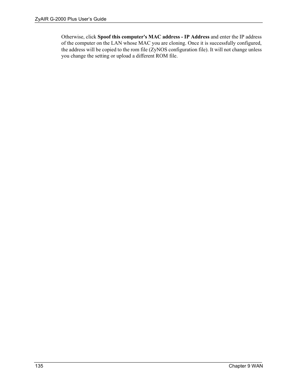 ZyXEL Communications G-2000 Plus User Manual | Page 136 / 430