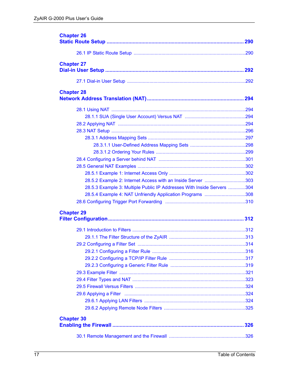 ZyXEL Communications G-2000 Plus User Manual | Page 18 / 430