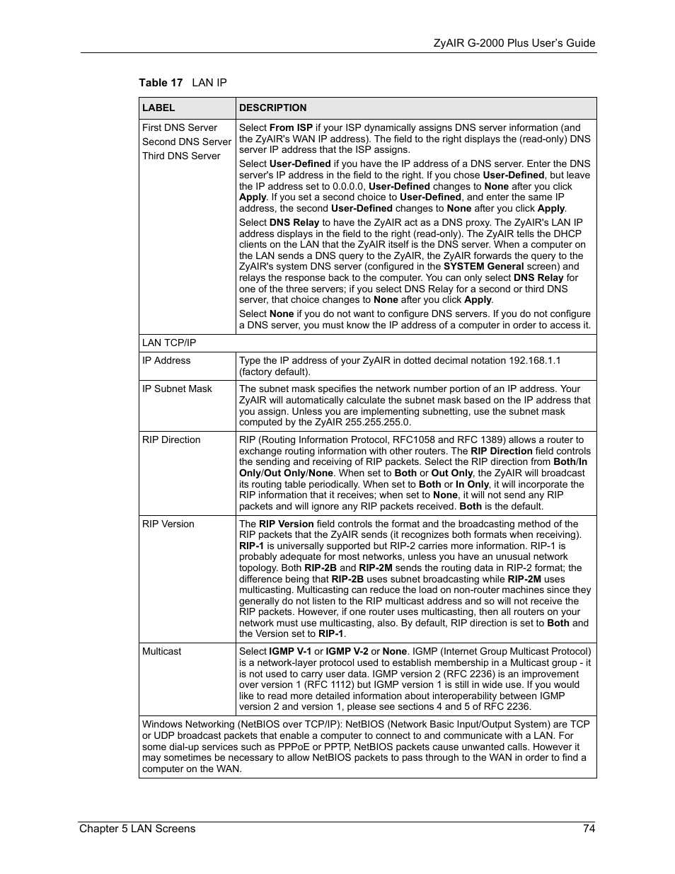 ZyXEL Communications G-2000 Plus User Manual | Page 75 / 430