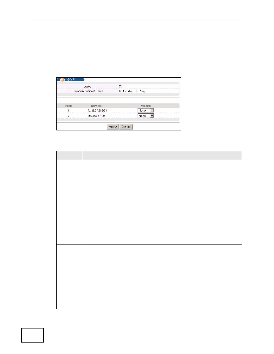 3 configuring igmp | ZyXEL Communications XGS-4526 User Manual | Page 302 / 442