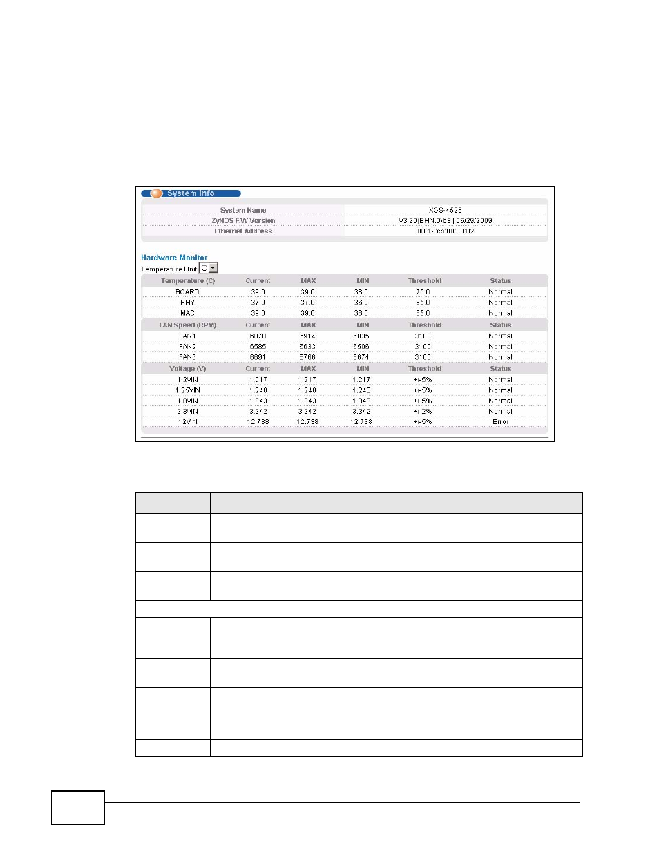 2 system information | ZyXEL Communications XGS-4526 User Manual | Page 80 / 442