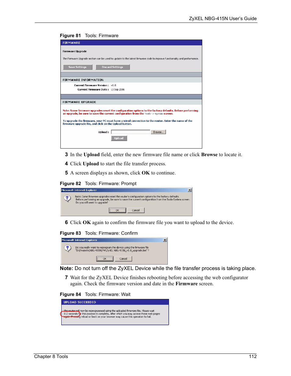 ZyXEL Communications NBG-415N User Manual | Page 112 / 155