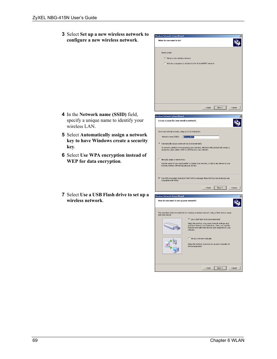 ZyXEL Communications NBG-415N User Manual | Page 69 / 155