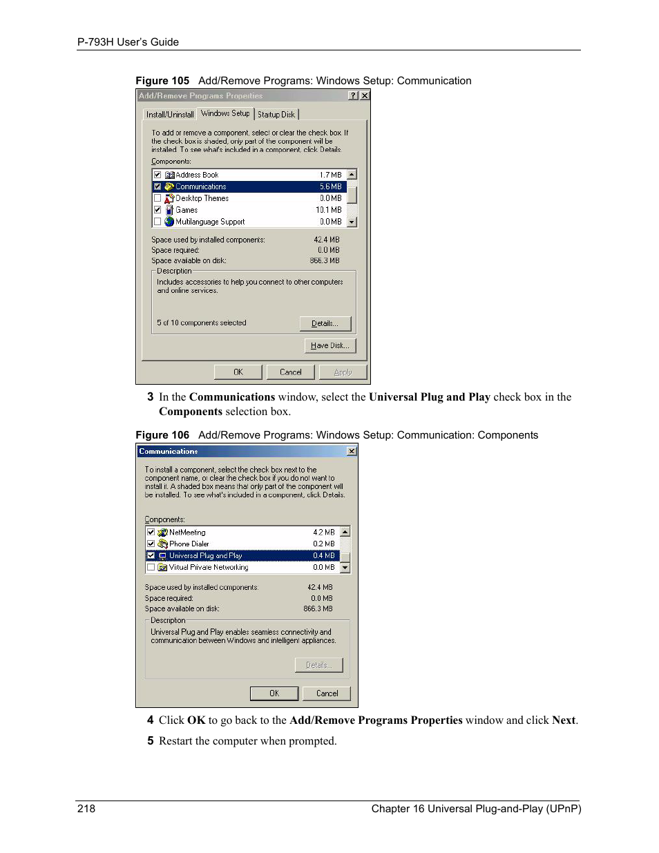 ZyXEL Communications G.SHDSL.bis 4-port Security Gateway P-793H User Manual | Page 218 / 432