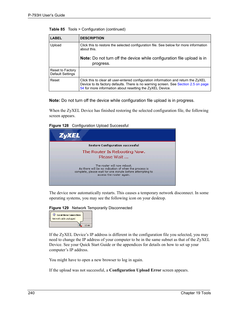 ZyXEL Communications G.SHDSL.bis 4-port Security Gateway P-793H User Manual | Page 240 / 432