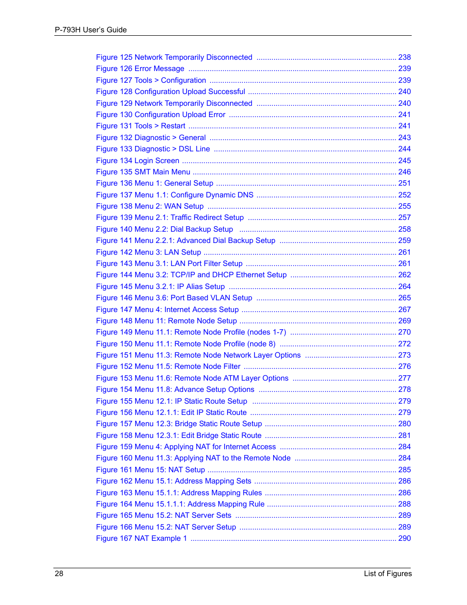 ZyXEL Communications G.SHDSL.bis 4-port Security Gateway P-793H User Manual | Page 28 / 432