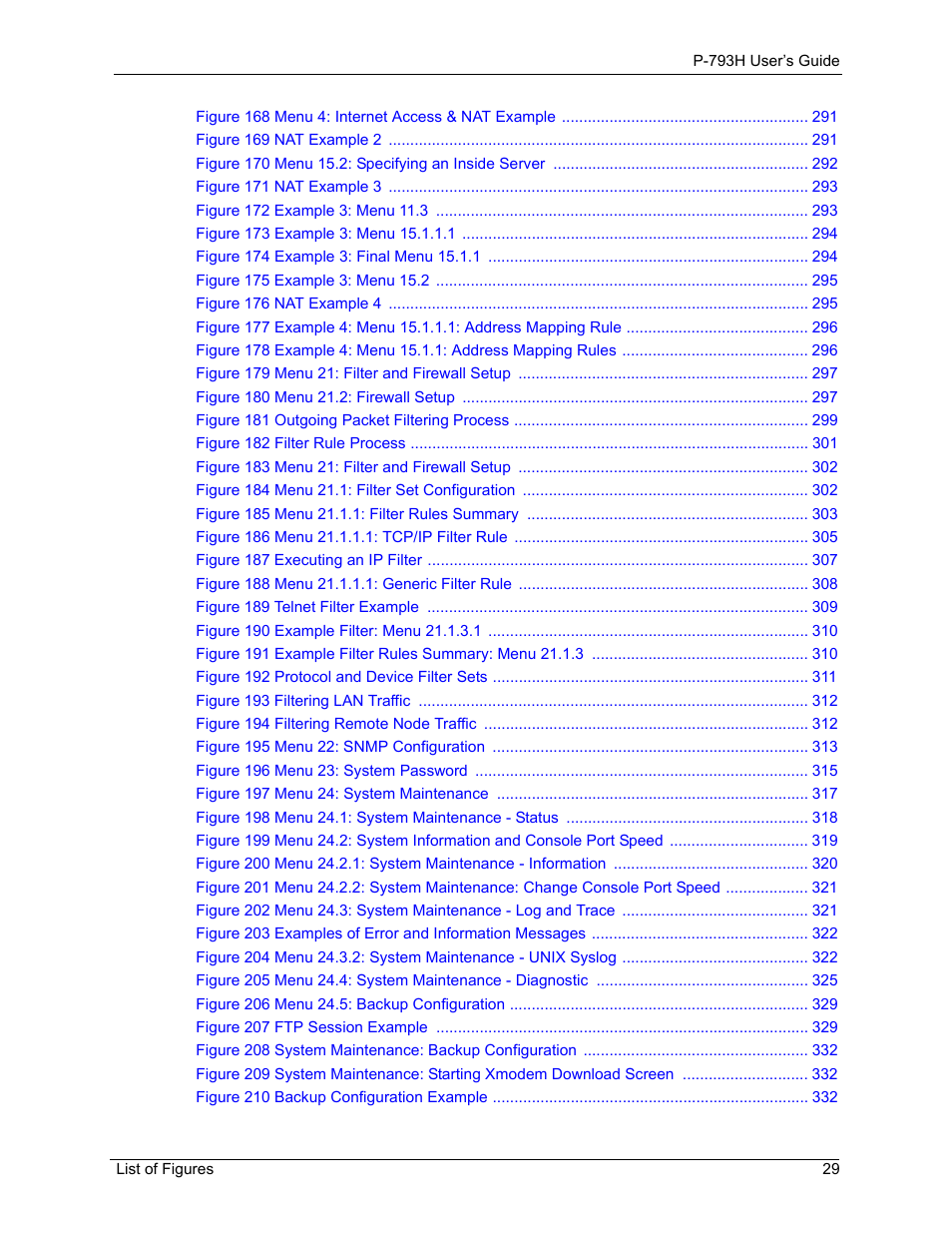 ZyXEL Communications G.SHDSL.bis 4-port Security Gateway P-793H User Manual | Page 29 / 432