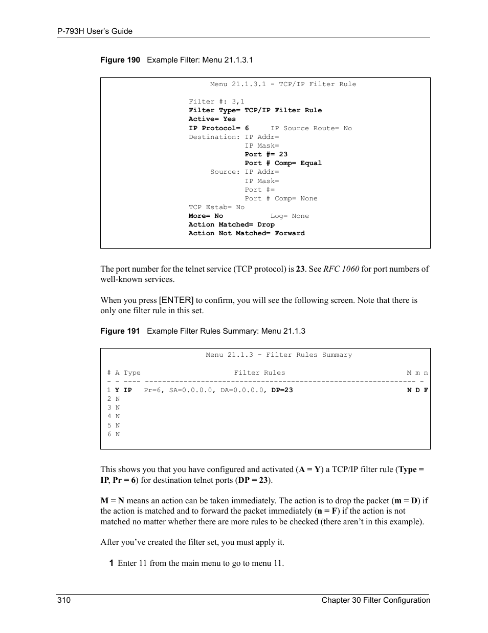 ZyXEL Communications G.SHDSL.bis 4-port Security Gateway P-793H User Manual | Page 310 / 432
