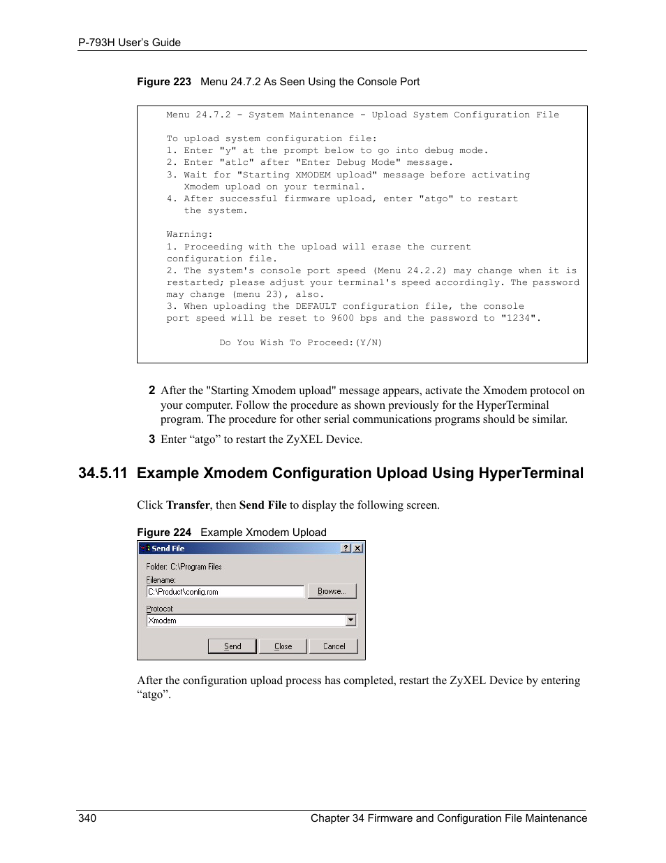 ZyXEL Communications G.SHDSL.bis 4-port Security Gateway P-793H User Manual | Page 340 / 432