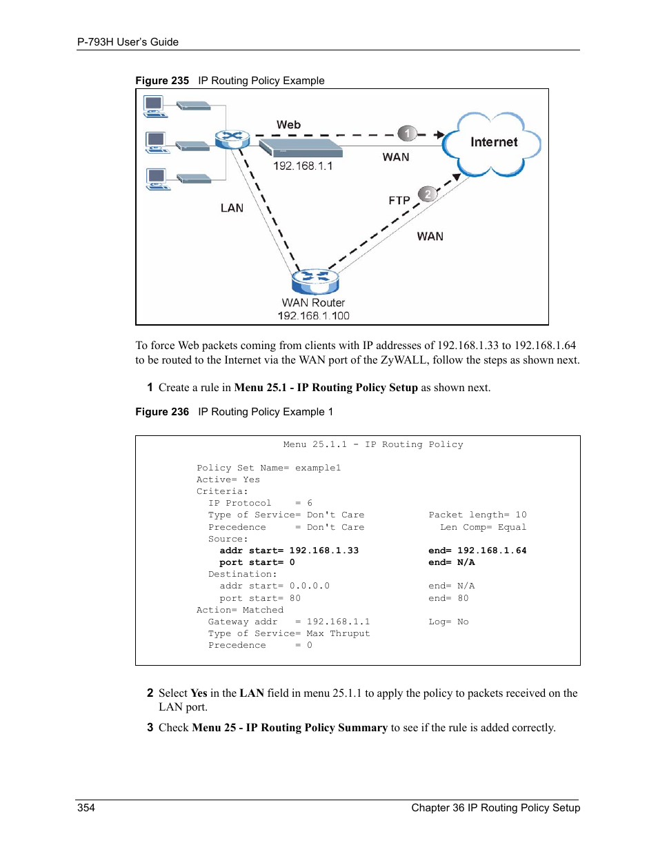 ZyXEL Communications G.SHDSL.bis 4-port Security Gateway P-793H User Manual | Page 354 / 432