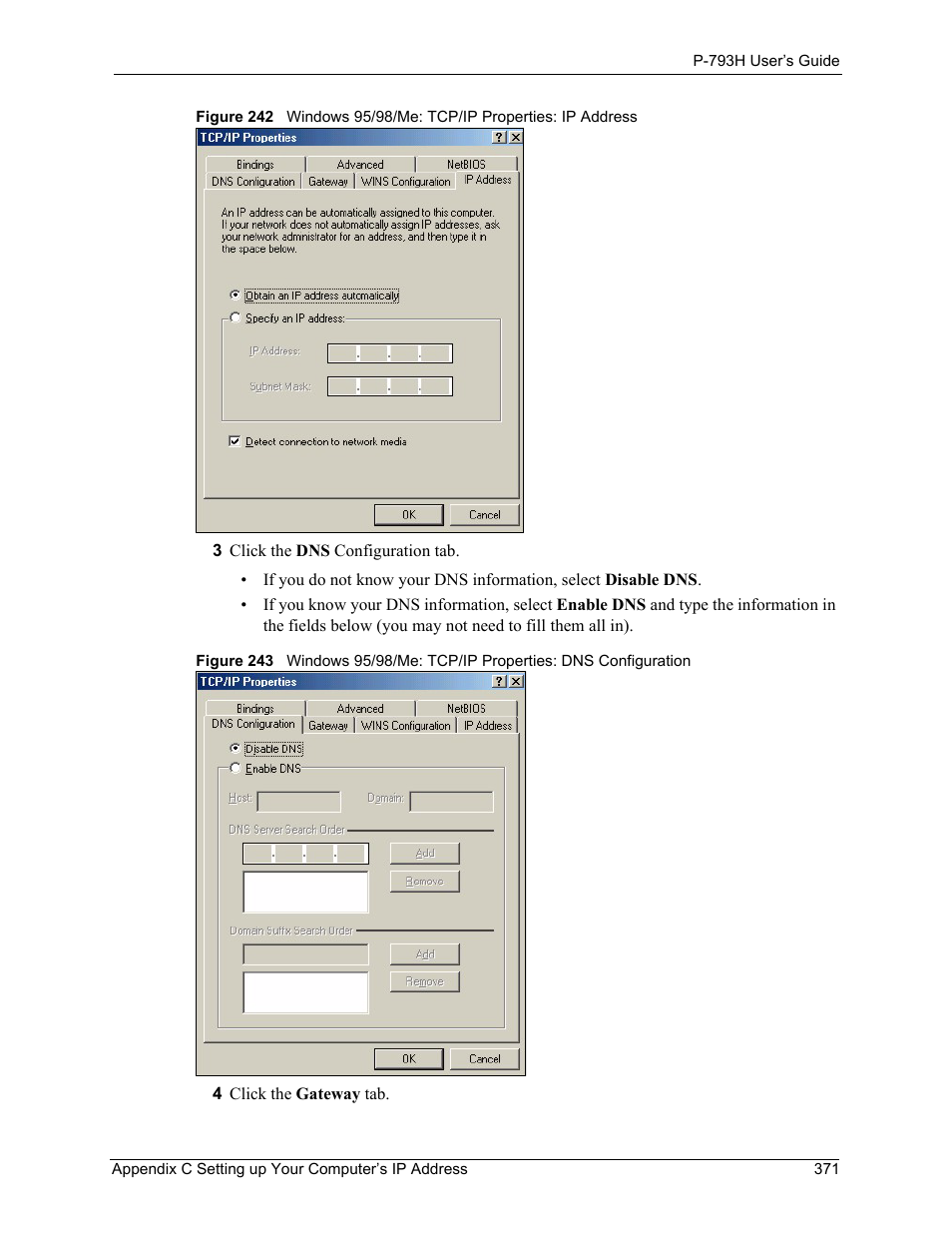 ZyXEL Communications G.SHDSL.bis 4-port Security Gateway P-793H User Manual | Page 371 / 432