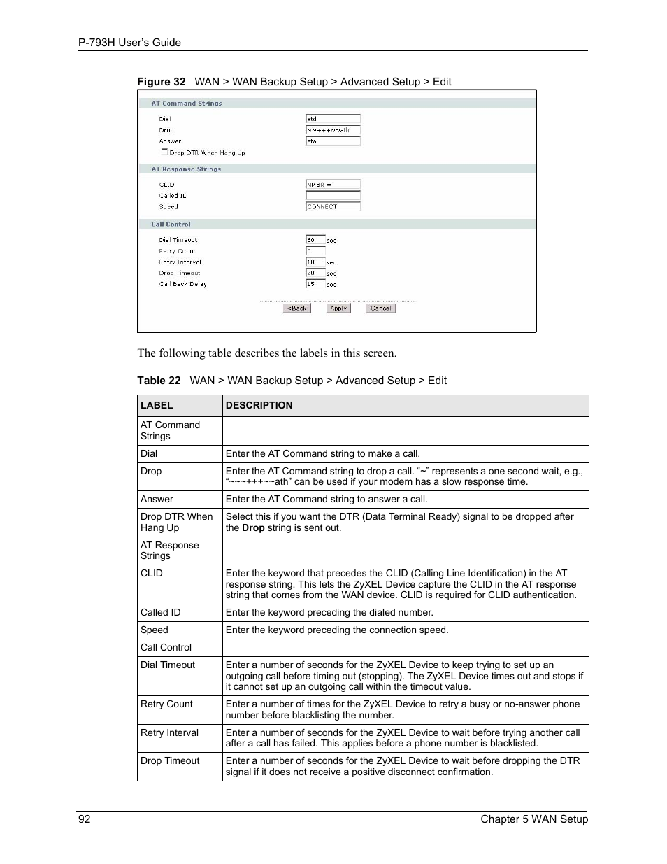 ZyXEL Communications G.SHDSL.bis 4-port Security Gateway P-793H User Manual | Page 92 / 432