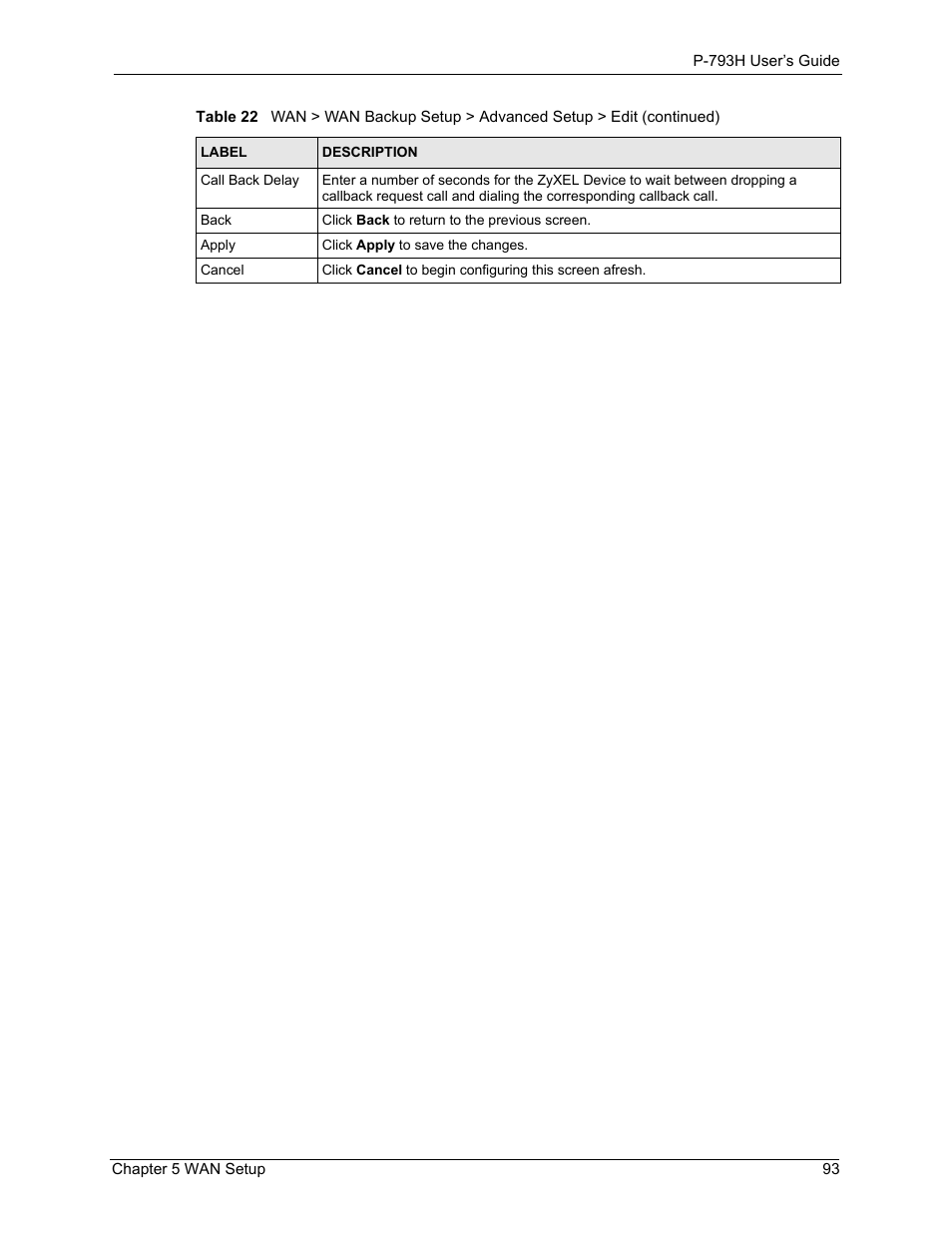 ZyXEL Communications G.SHDSL.bis 4-port Security Gateway P-793H User Manual | Page 93 / 432