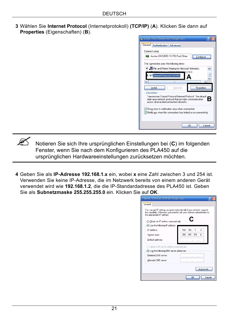 ZyXEL Communications PLA450 Series User Manual | Page 21 / 103