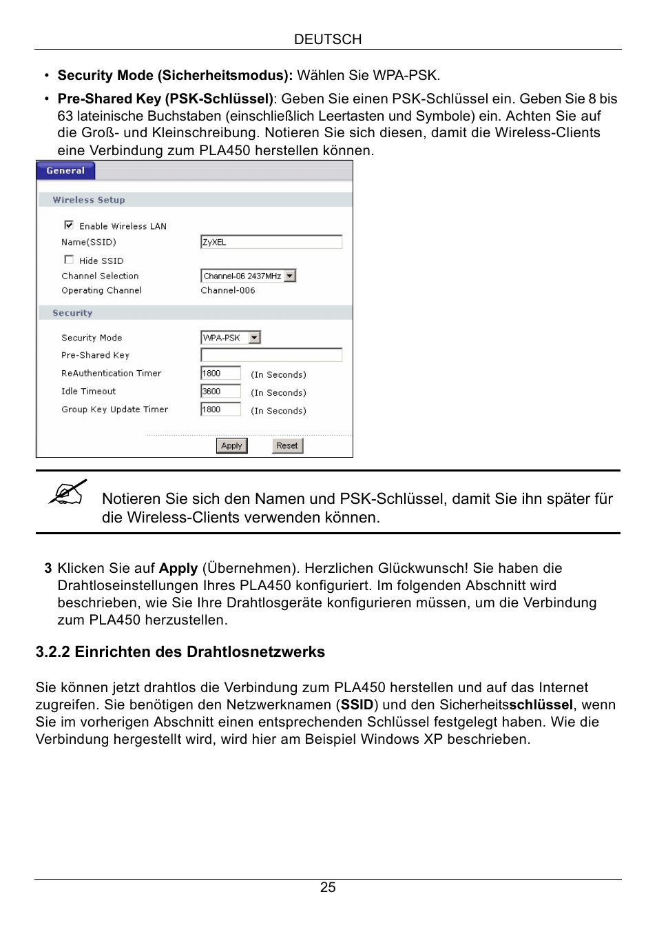 ZyXEL Communications PLA450 Series User Manual | Page 25 / 103