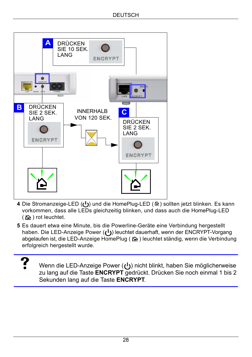 Ab c b c | ZyXEL Communications PLA450 Series User Manual | Page 28 / 103