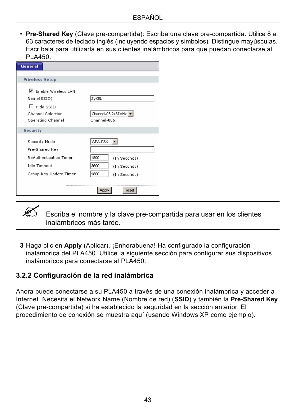 ZyXEL Communications PLA450 Series User Manual | Page 43 / 103
