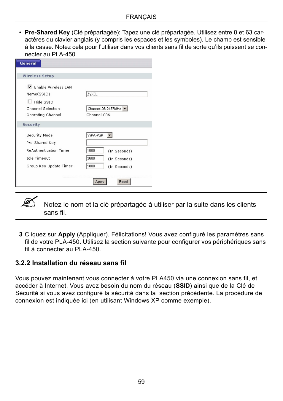 ZyXEL Communications PLA450 Series User Manual | Page 59 / 103