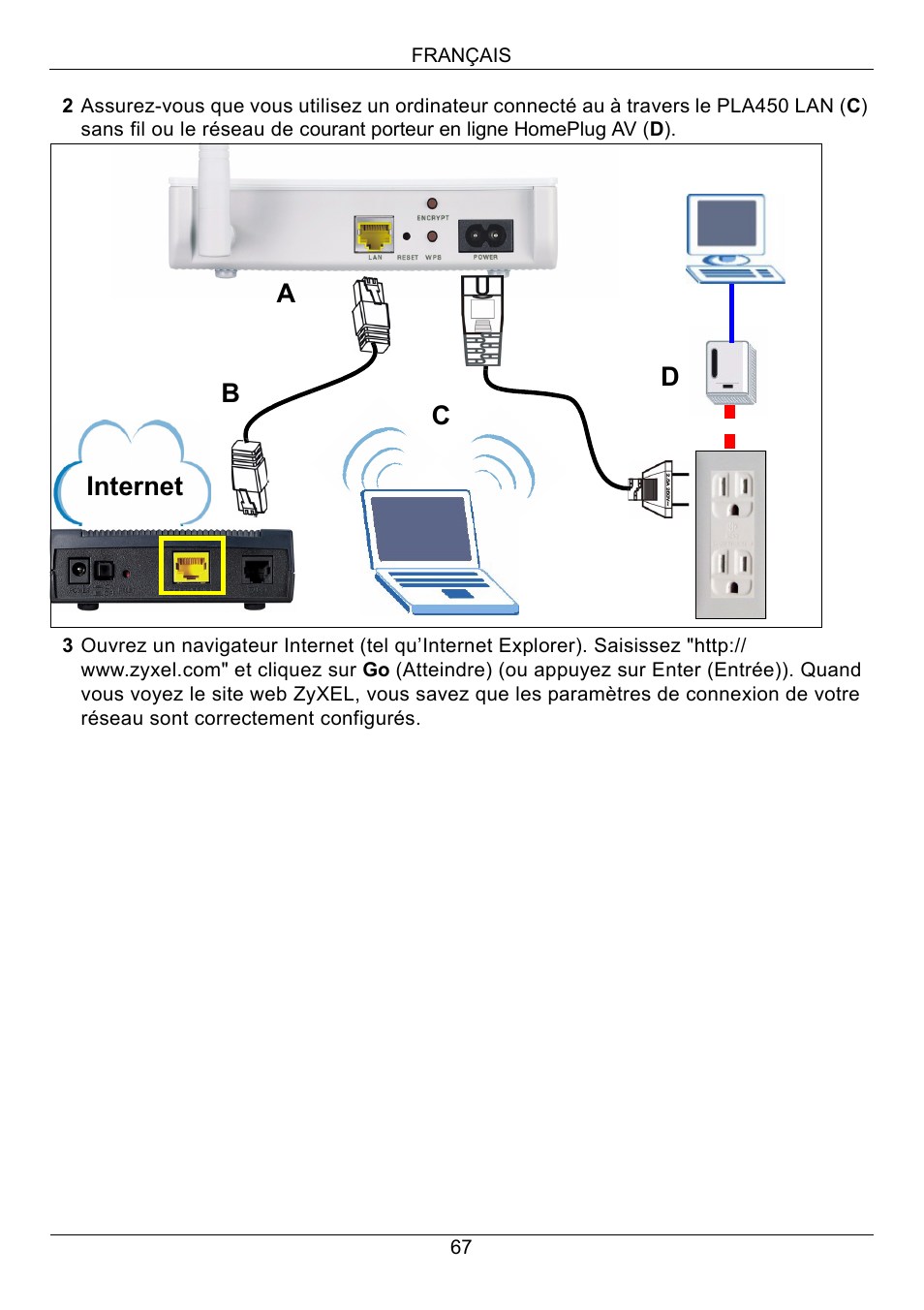 ZyXEL Communications PLA450 Series User Manual | Page 67 / 103