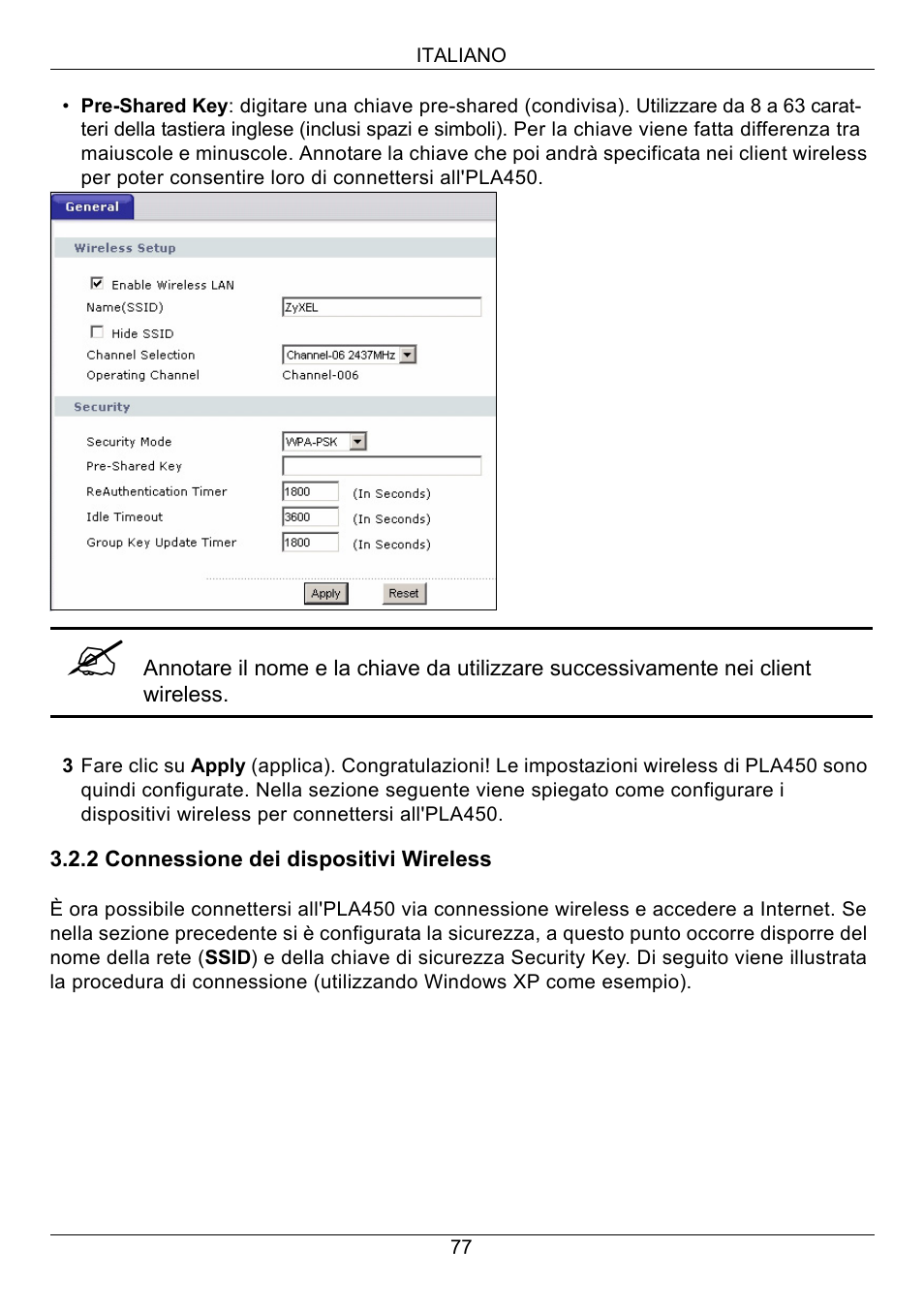 ZyXEL Communications PLA450 Series User Manual | Page 77 / 103