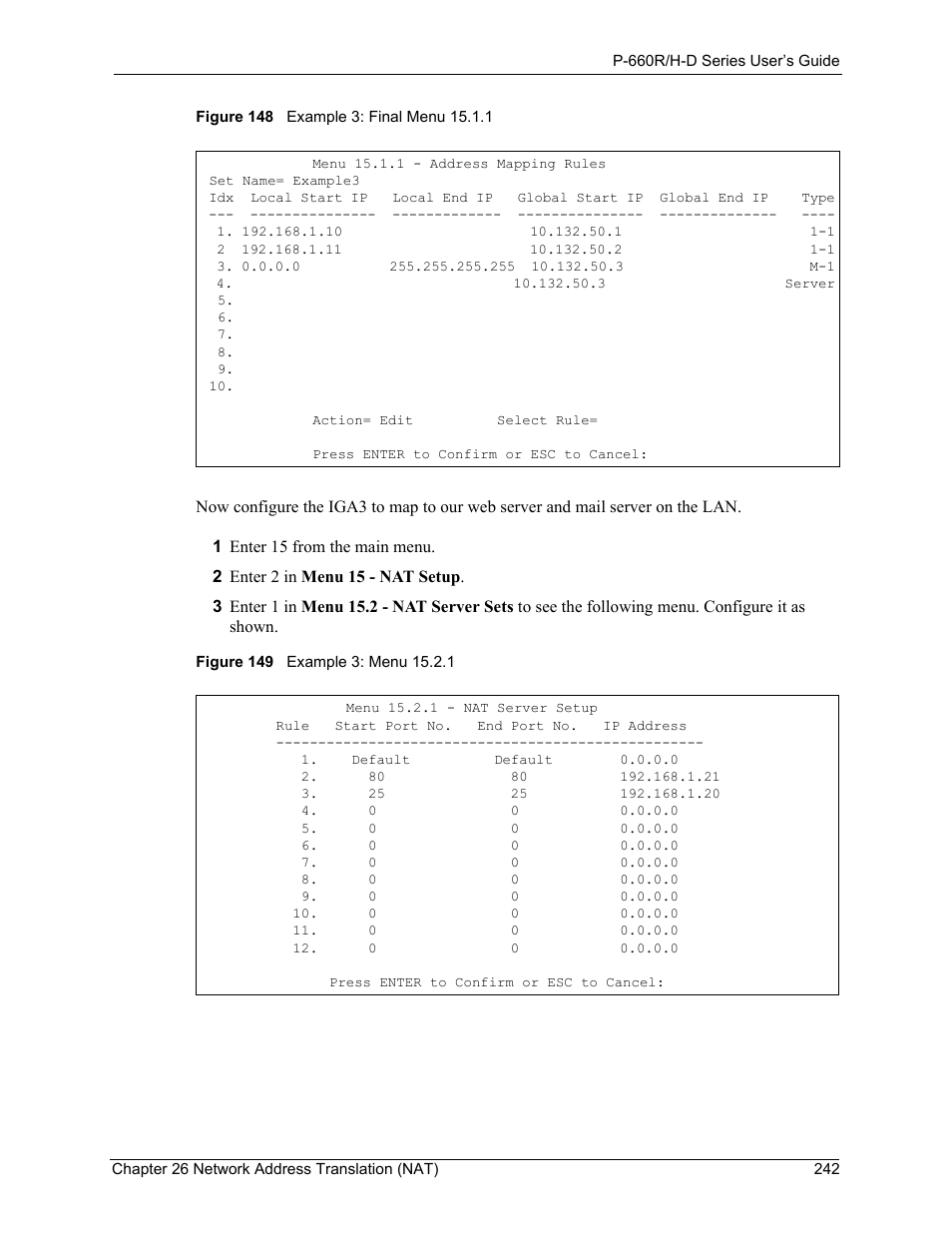 ZyXEL Communications P-660H-D Series User Manual | Page 243 / 421