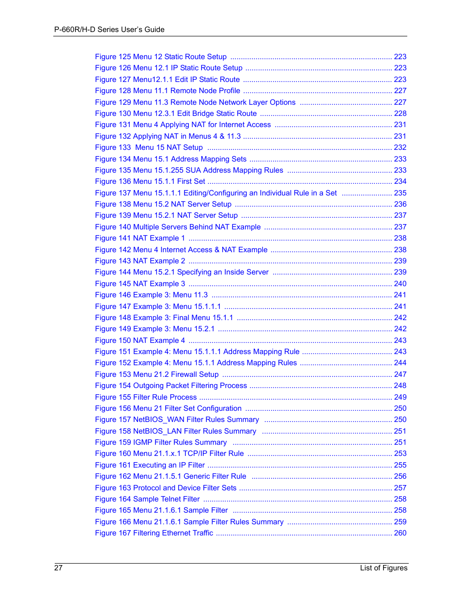 ZyXEL Communications P-660H-D Series User Manual | Page 28 / 421