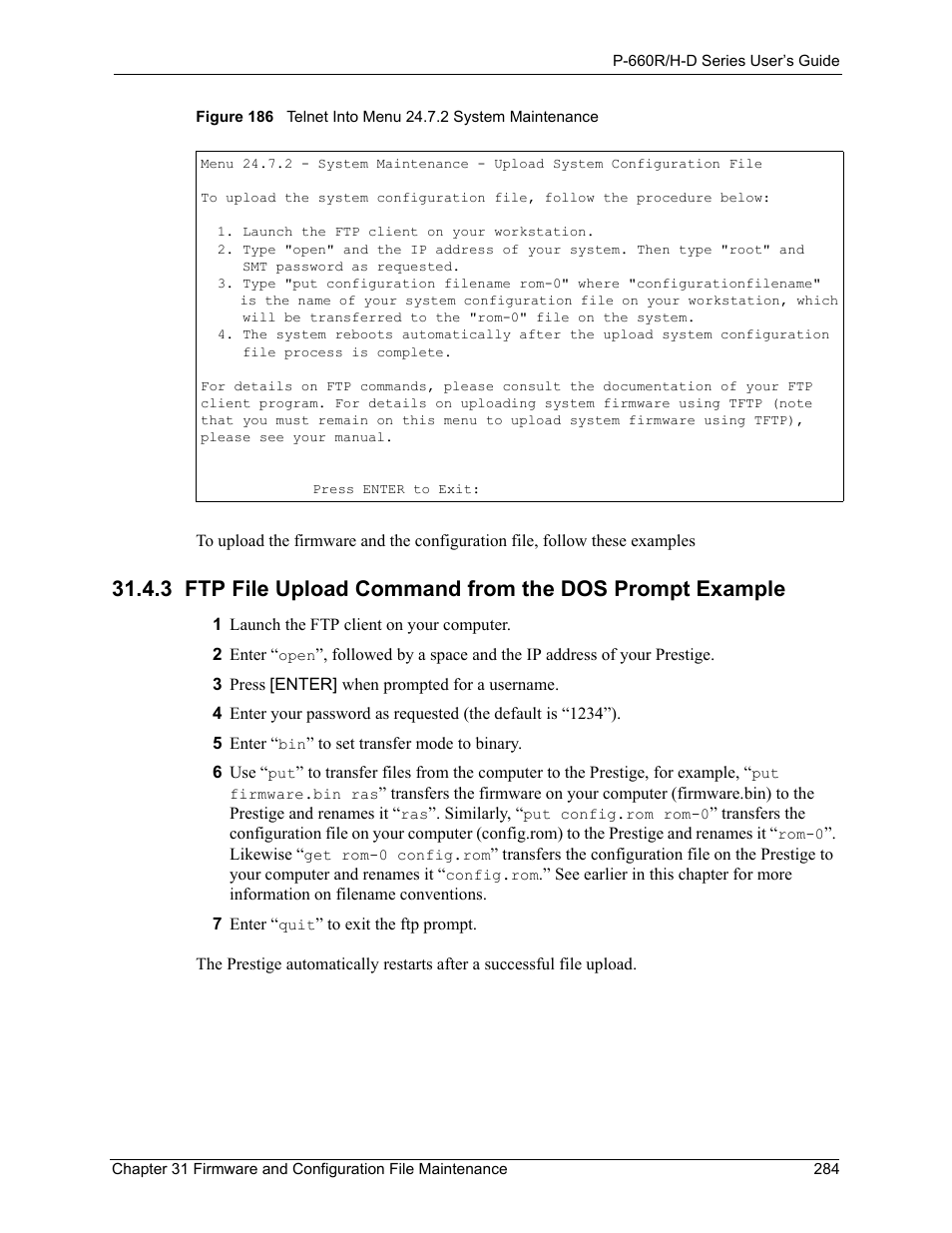 ZyXEL Communications P-660H-D Series User Manual | Page 285 / 421