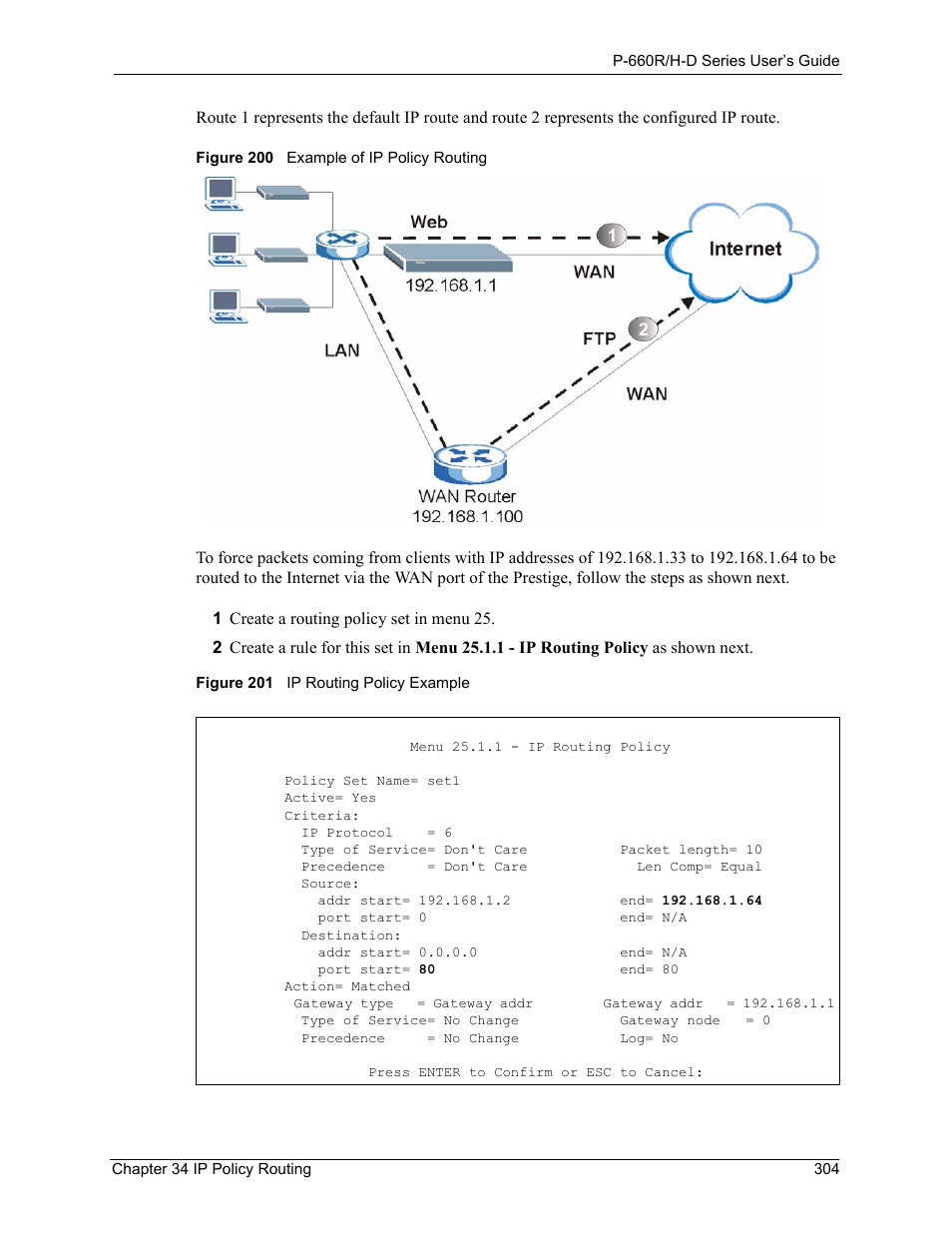ZyXEL Communications P-660H-D Series User Manual | Page 305 / 421