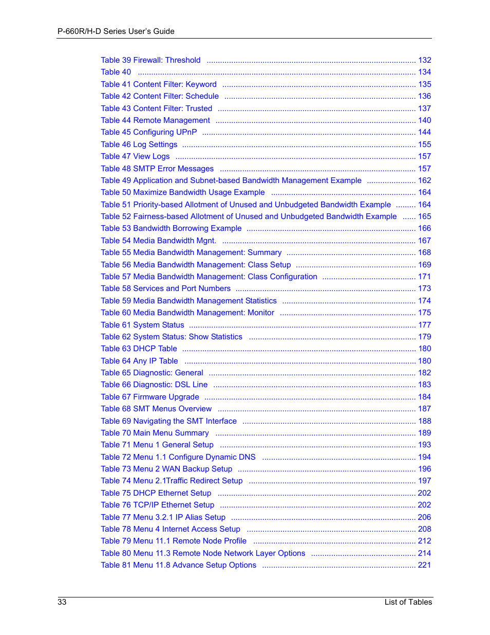 ZyXEL Communications P-660H-D Series User Manual | Page 34 / 421