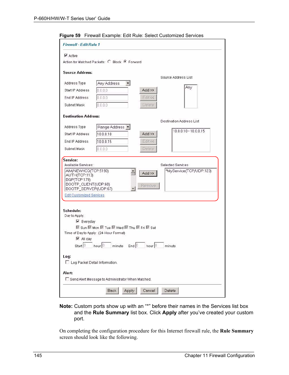 ZyXEL Communications ADSL 2+ Gateway P-660HW-T1 User Manual | Page 145 / 465