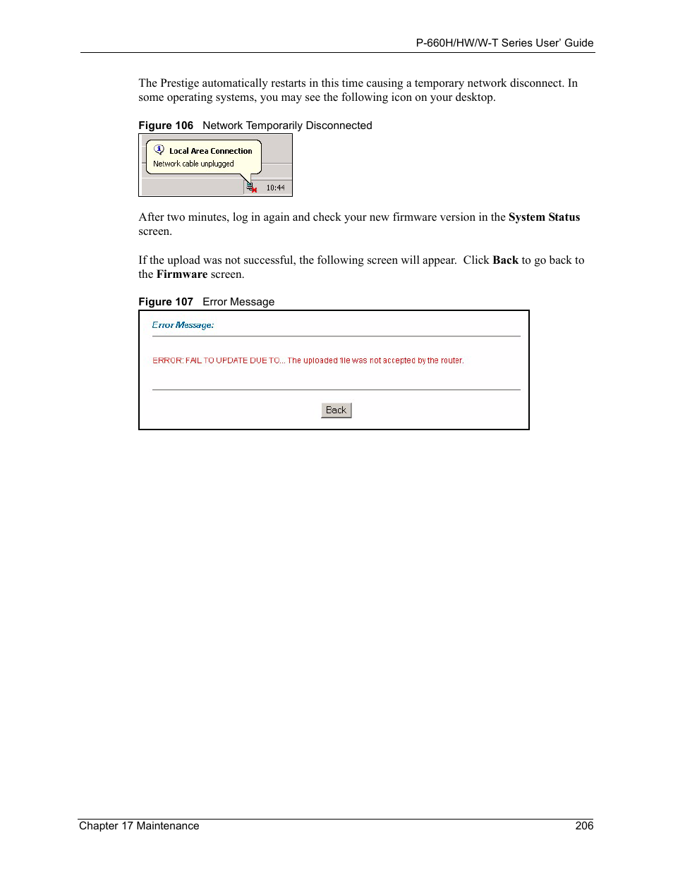ZyXEL Communications ADSL 2+ Gateway P-660HW-T1 User Manual | Page 206 / 465