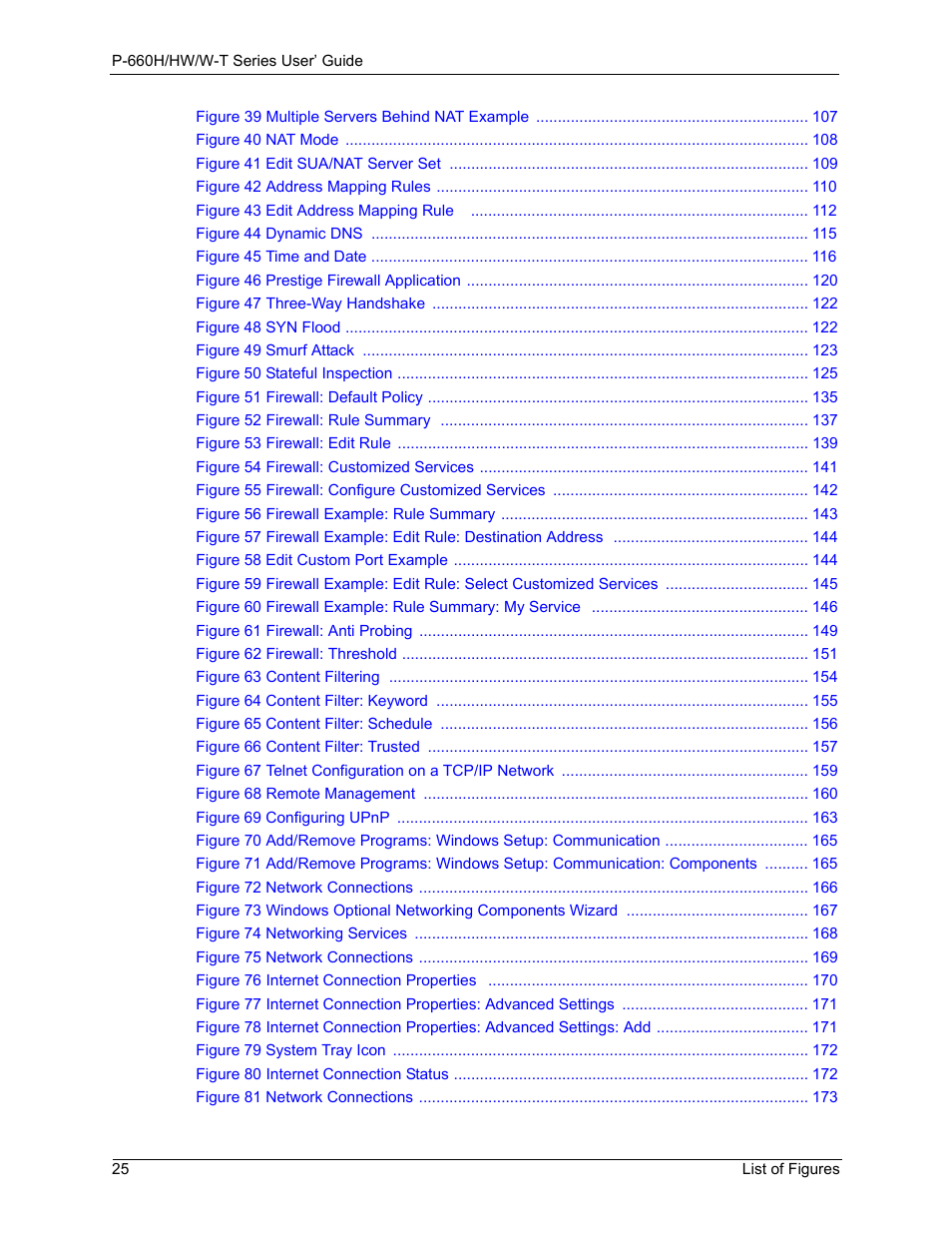 ZyXEL Communications ADSL 2+ Gateway P-660HW-T1 User Manual | Page 25 / 465