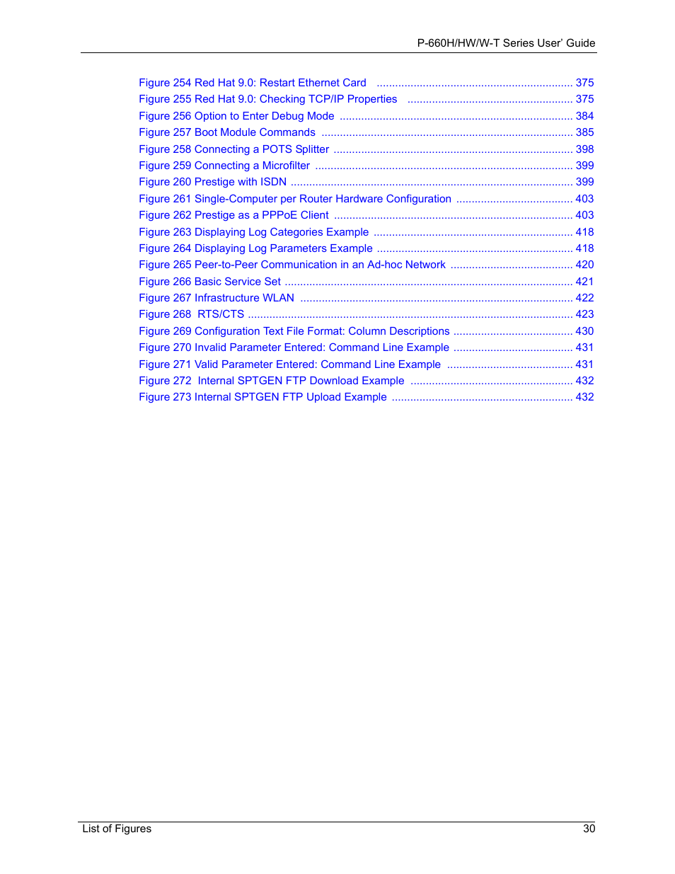 ZyXEL Communications ADSL 2+ Gateway P-660HW-T1 User Manual | Page 30 / 465