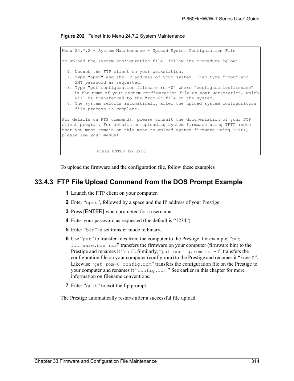 ZyXEL Communications ADSL 2+ Gateway P-660HW-T1 User Manual | Page 314 / 465