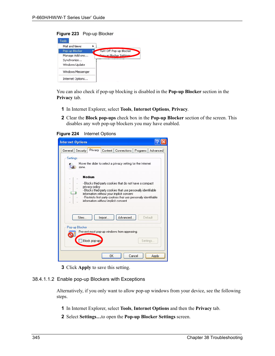 ZyXEL Communications ADSL 2+ Gateway P-660HW-T1 User Manual | Page 345 / 465