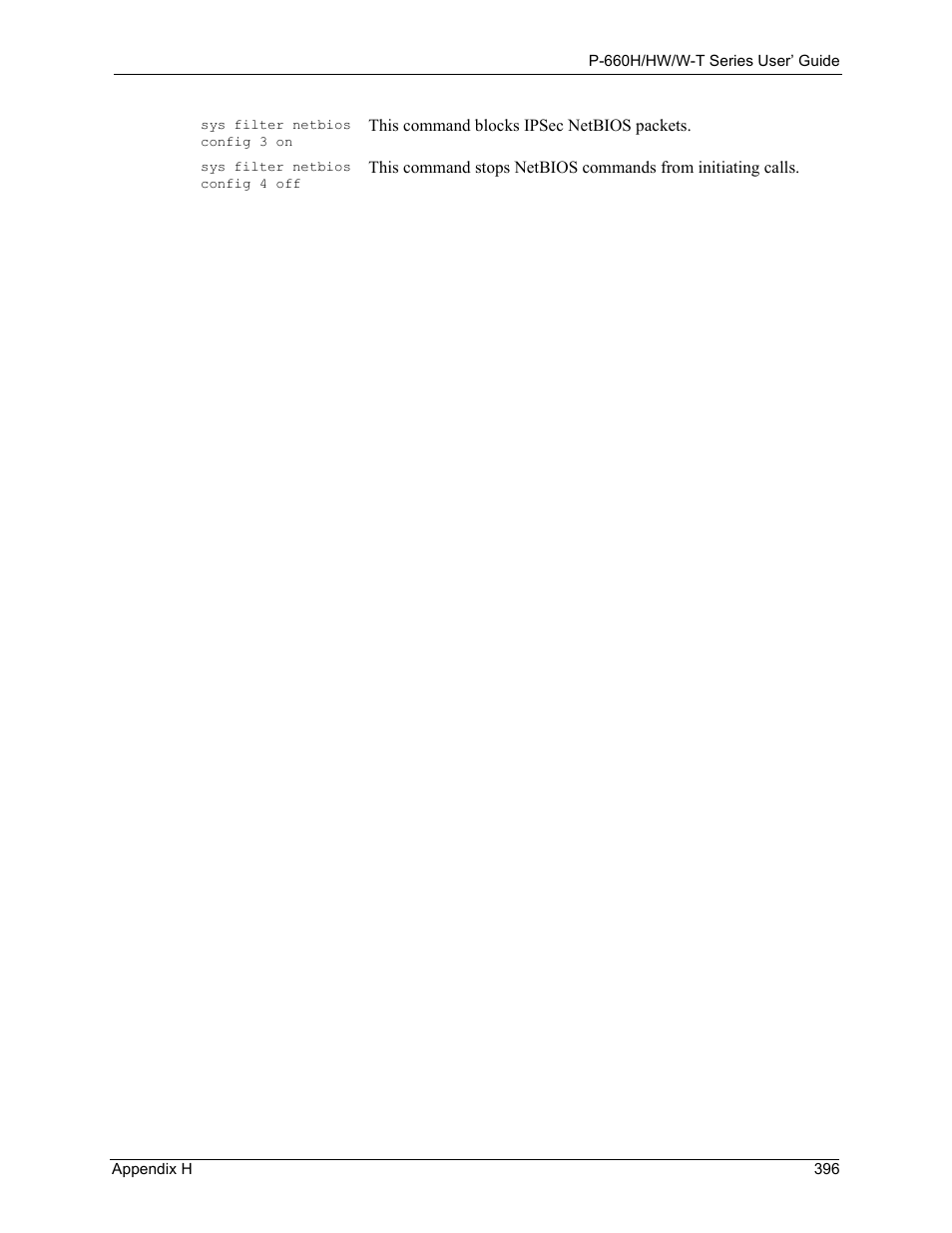 ZyXEL Communications ADSL 2+ Gateway P-660HW-T1 User Manual | Page 396 / 465